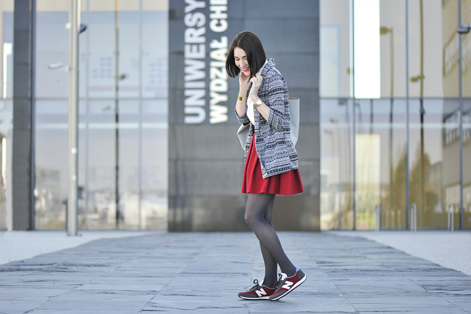 8-red-skirt-street-fashion - Shiny Syl blog