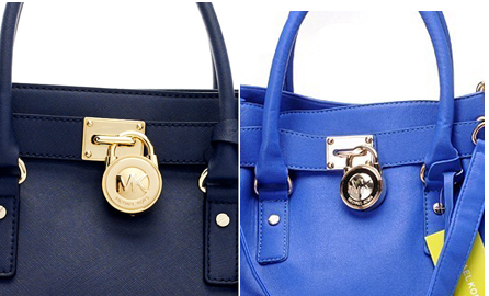 michael kors purse with lock and key