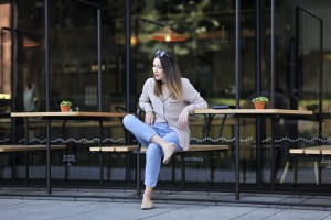 pajama blouse outfit