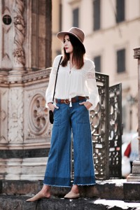 denim culottes