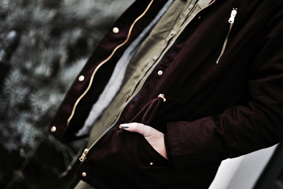 burgundy-parka-what-to-wear-with