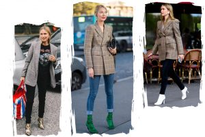 marynarka w kratę stylizacje