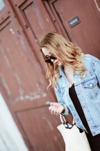 denim-jacket-slip-dress-basket-outfit-street-style-street-fashion