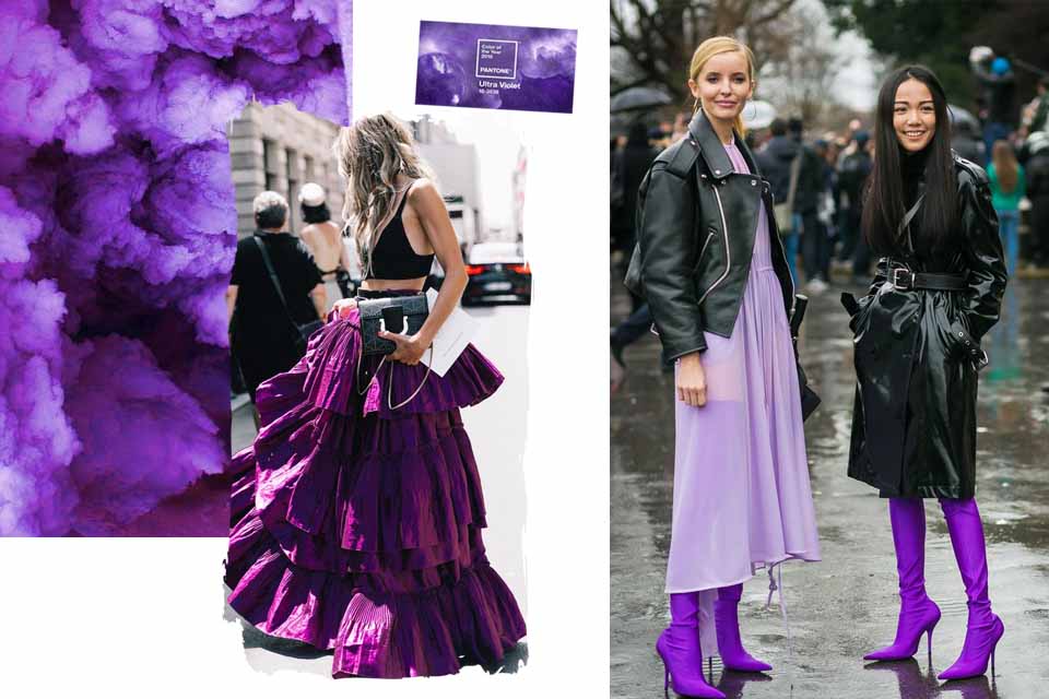 jakie kolory pasują do fioletowego stylizacje kolor fioletowy do czego pasuje do jakich ubrań nosić z czym łączyć